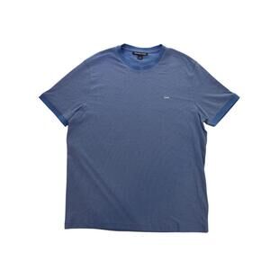 Stylish Michael Kors Blue‎ Polka Dot T-Shirt
